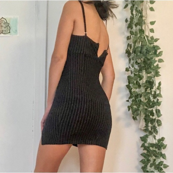 SOLD - Bodycon Little Black Dress - Picture 2 of 2